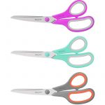 iBayam Scissors, 8" Multipurpose Scissors Bulk 3-Pack